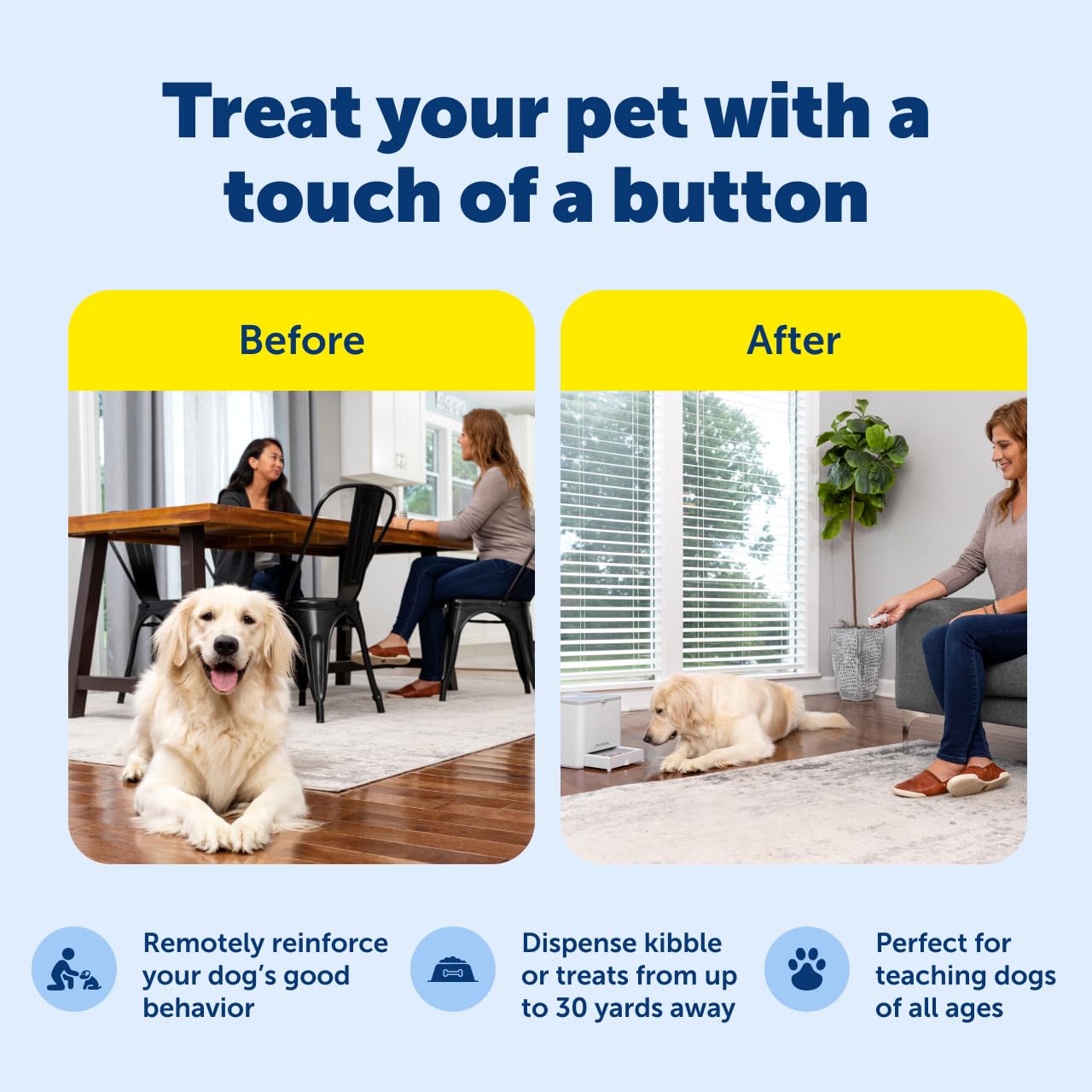 PetSafe Teach & Treat Remote Reward Trainer – Remote Treat