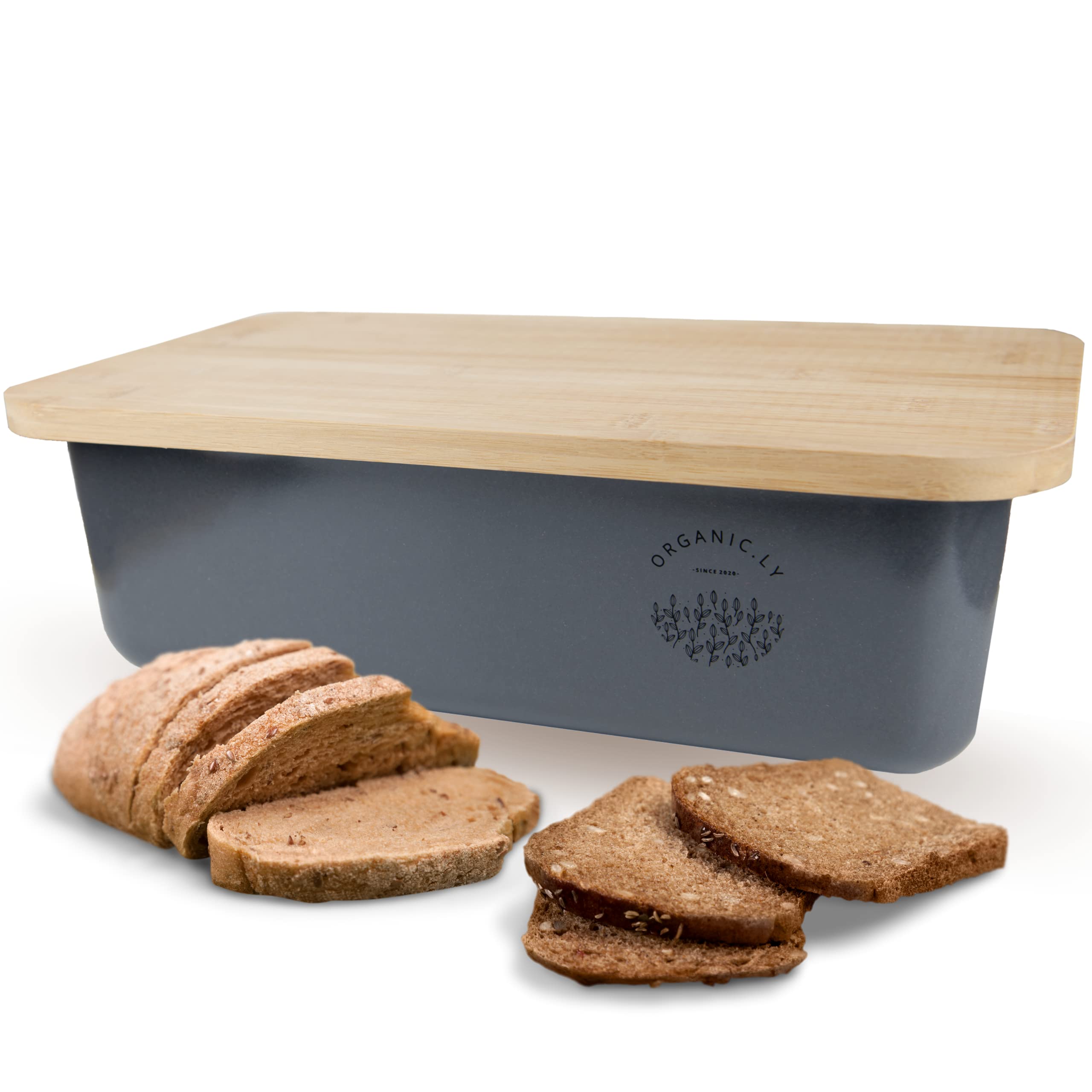 Large Bread Box Bamboo Fiber Bread Box Big Bread Box with Airtight