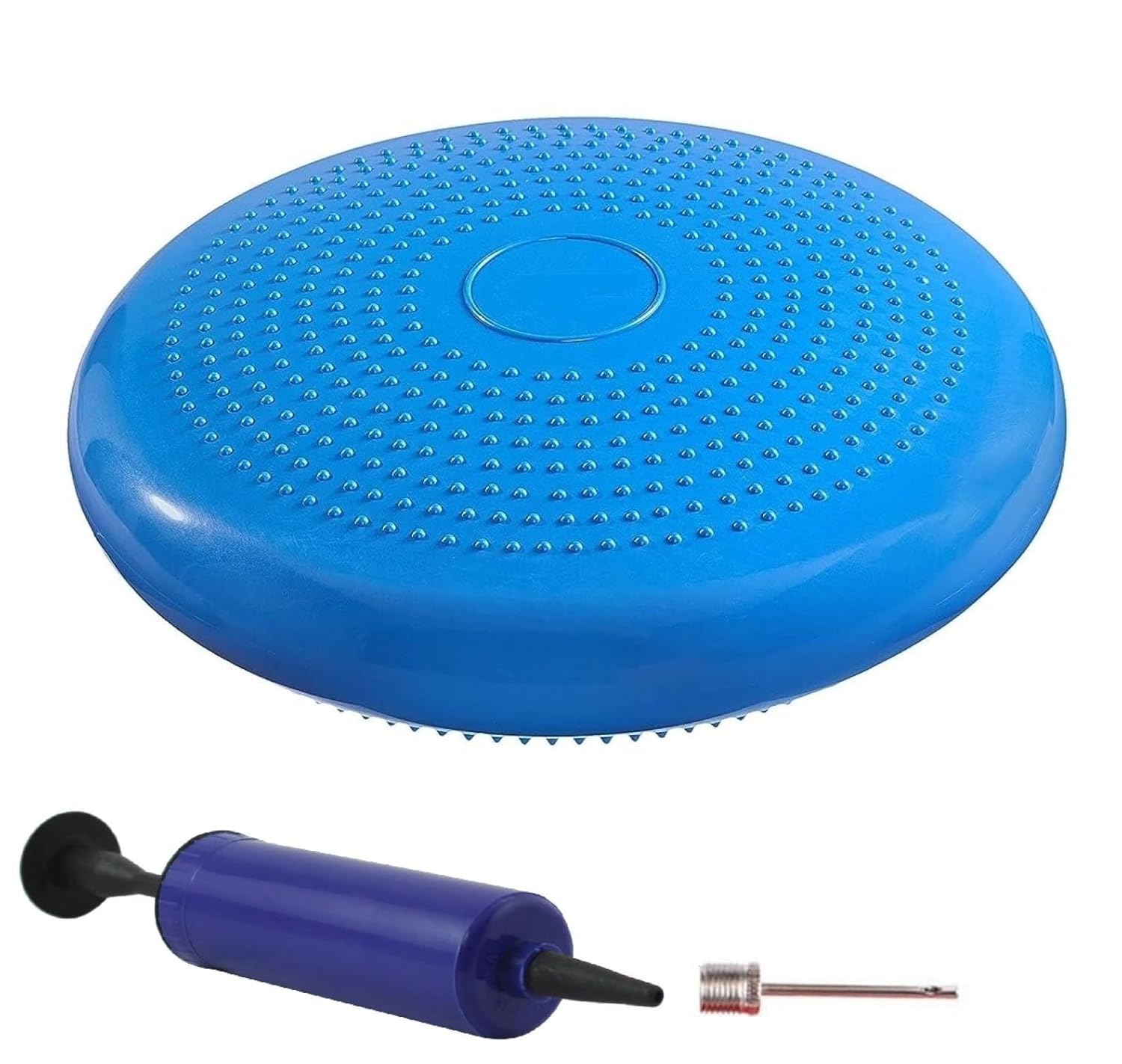 Exercise Balance Board with Inflating Pump | Inflated Balance Stability Disc Cushion | 13 Inches Diameter-image-27