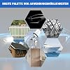HVLP Spray Gun with 10 Pieces 650 ml Disposable Cups Spray Gun Cups Paint Spray Gun 4 Nozzles 1.4 mm 1.7 mm 2.0 mm 2.5 mm Paint Spray Gun Compressed Air Gravity Sprayer (4 Nozzles)