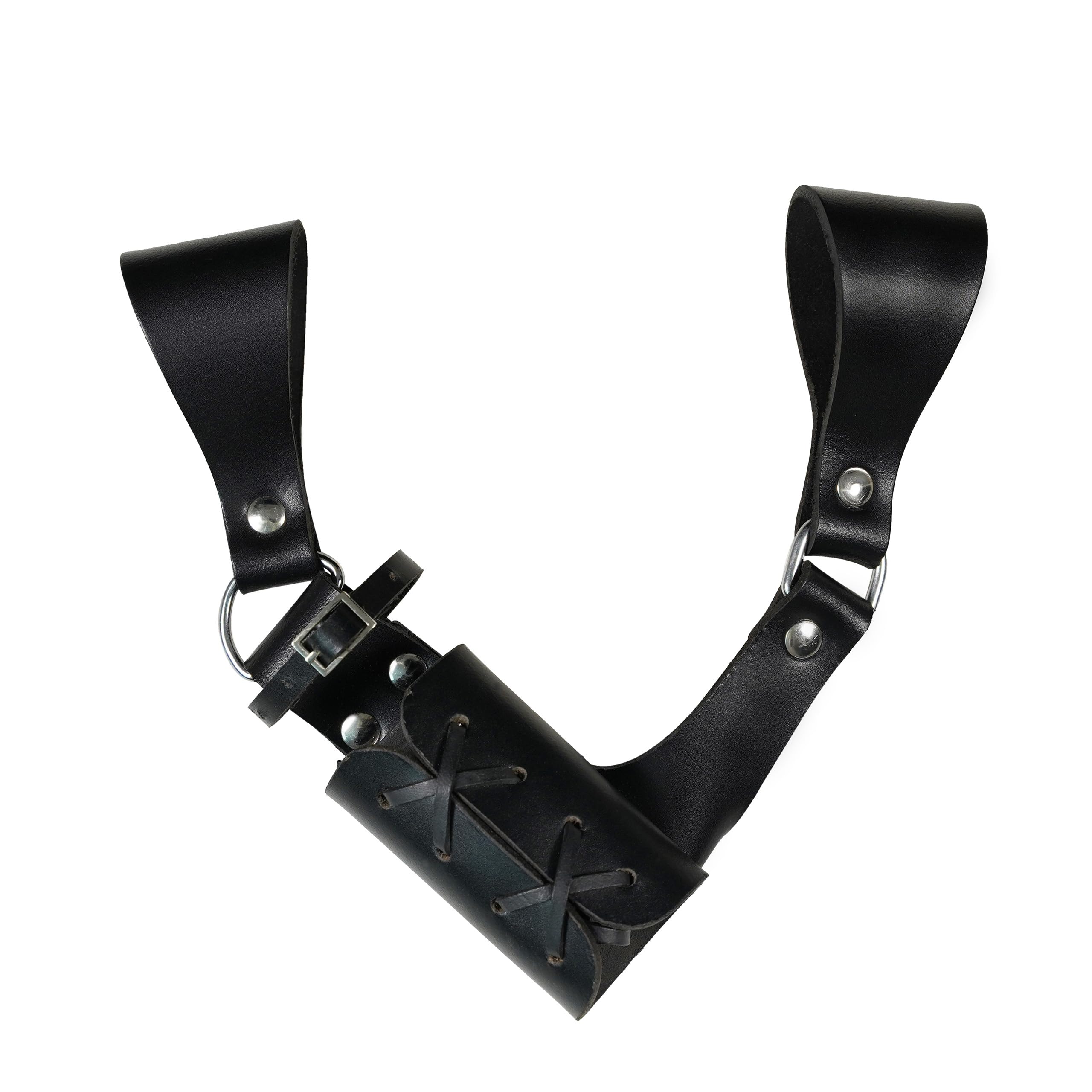 - Mythrojan Medieval Sword Frog Adventurer with Leather Holder for Universal Rapier, Broadsword, Cutlass