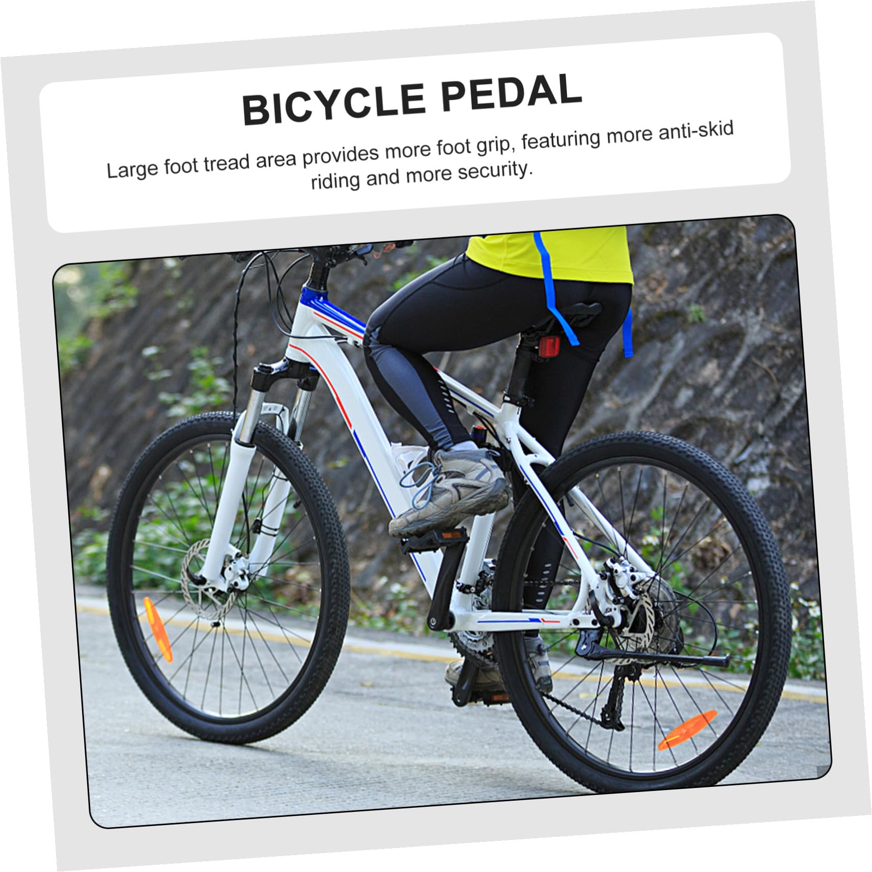 Mikinona 1 par de Bicicleta de Plataforma Antideslizantes Planos de Aleación Ultra Liviana para Bicicletas de y Carretera Impermeables y Resistentes la Abrasión