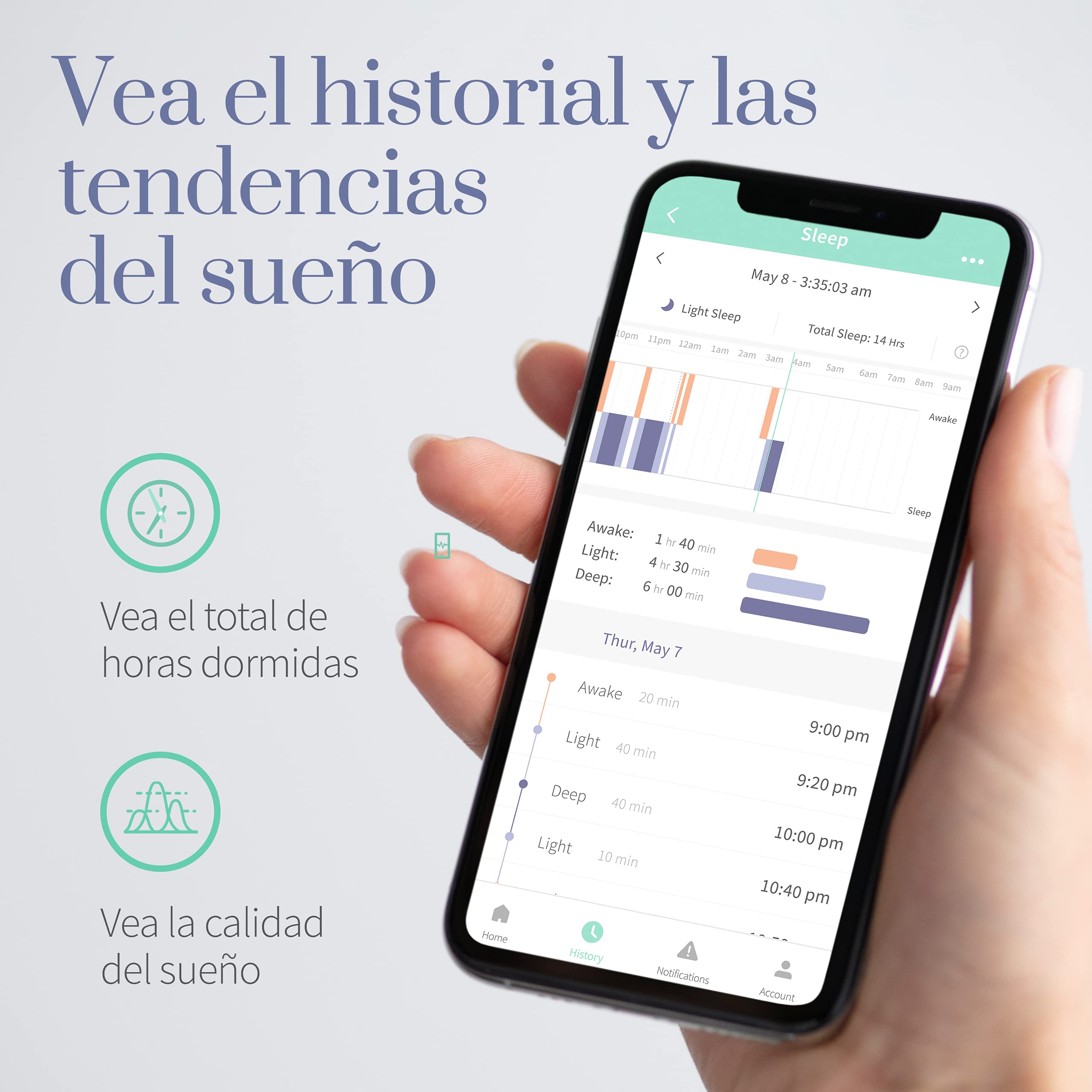 Owlet Smart Sock 3 Vigilabebés y Owlet cámara, con ritmo cardíaco y oxígeno
