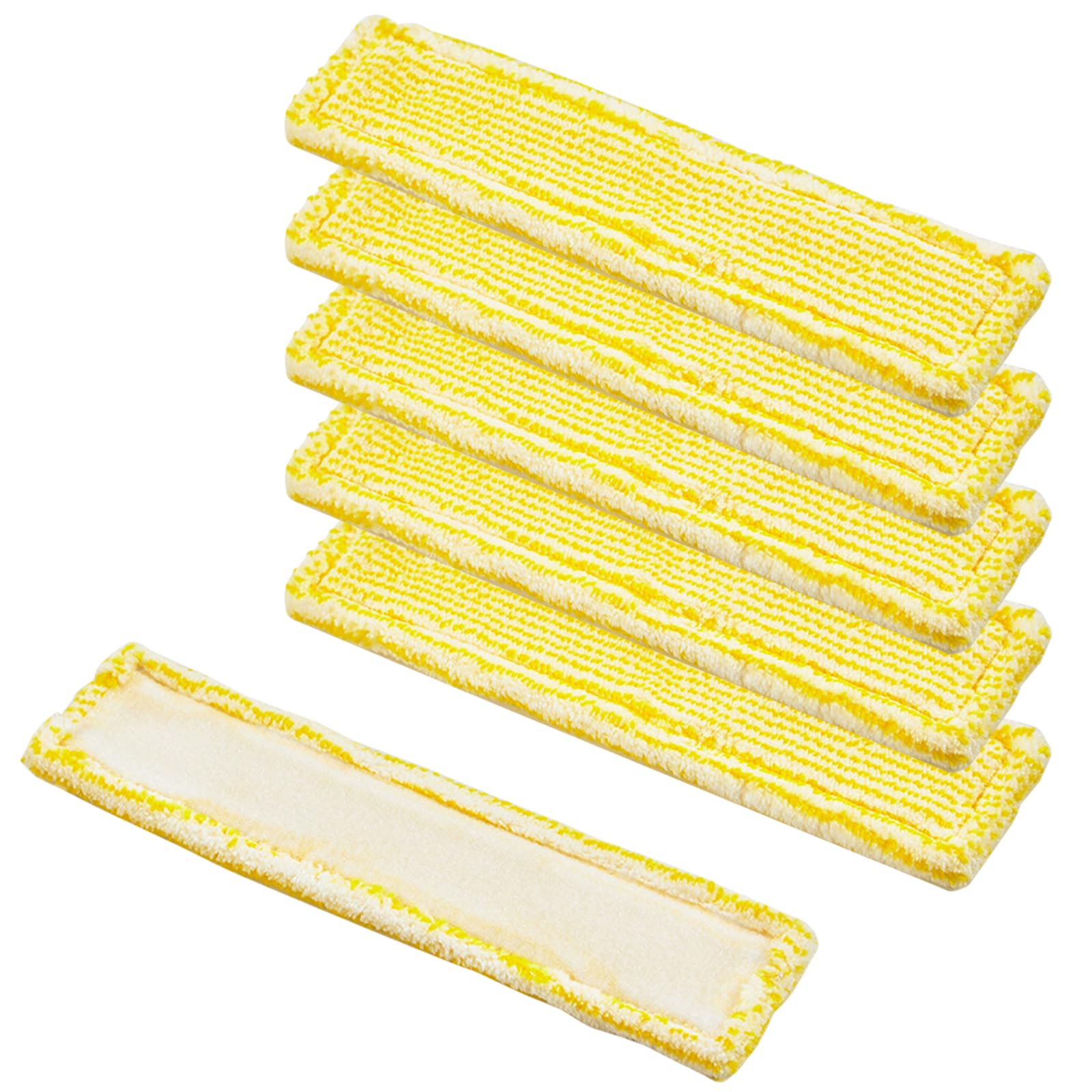 Makoto Nobu 6 Pcs Window Vacuum Cleaner Replacement Pads, Microfibre Swipping Mop Pads, Window Cleaner Pads Compatible with Karcher WV2 WV5