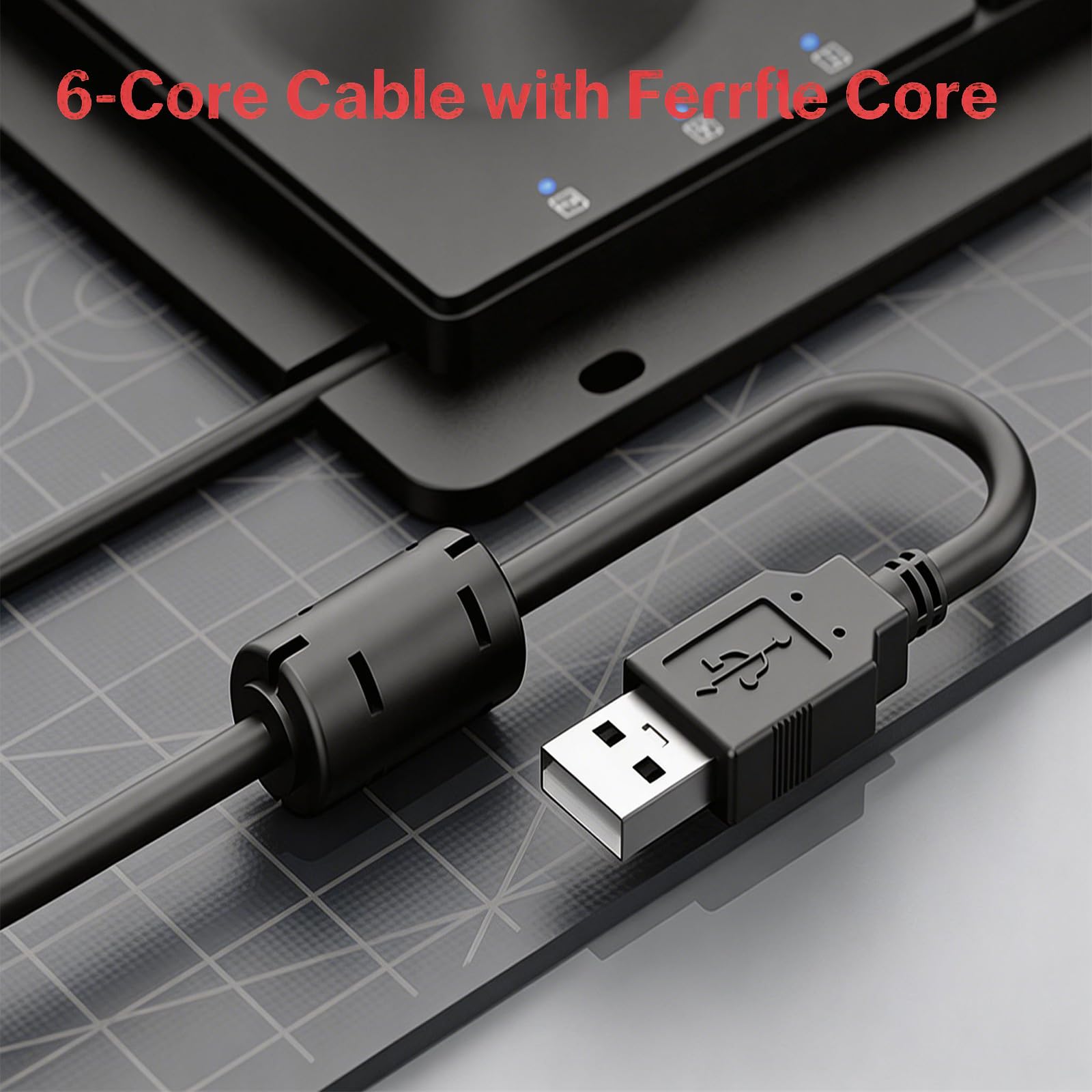 Tastiera industriale del computer impermeabile con la tastiera industriale interconnessa USB di progettazione 64Key di Anti-Interference e della sfera rotante