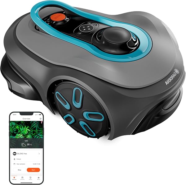 Robot tondeuse Gardena SILENO Free sans fil périphérique, pelouse jusqu'à 1 100 m², LONA Intelligence