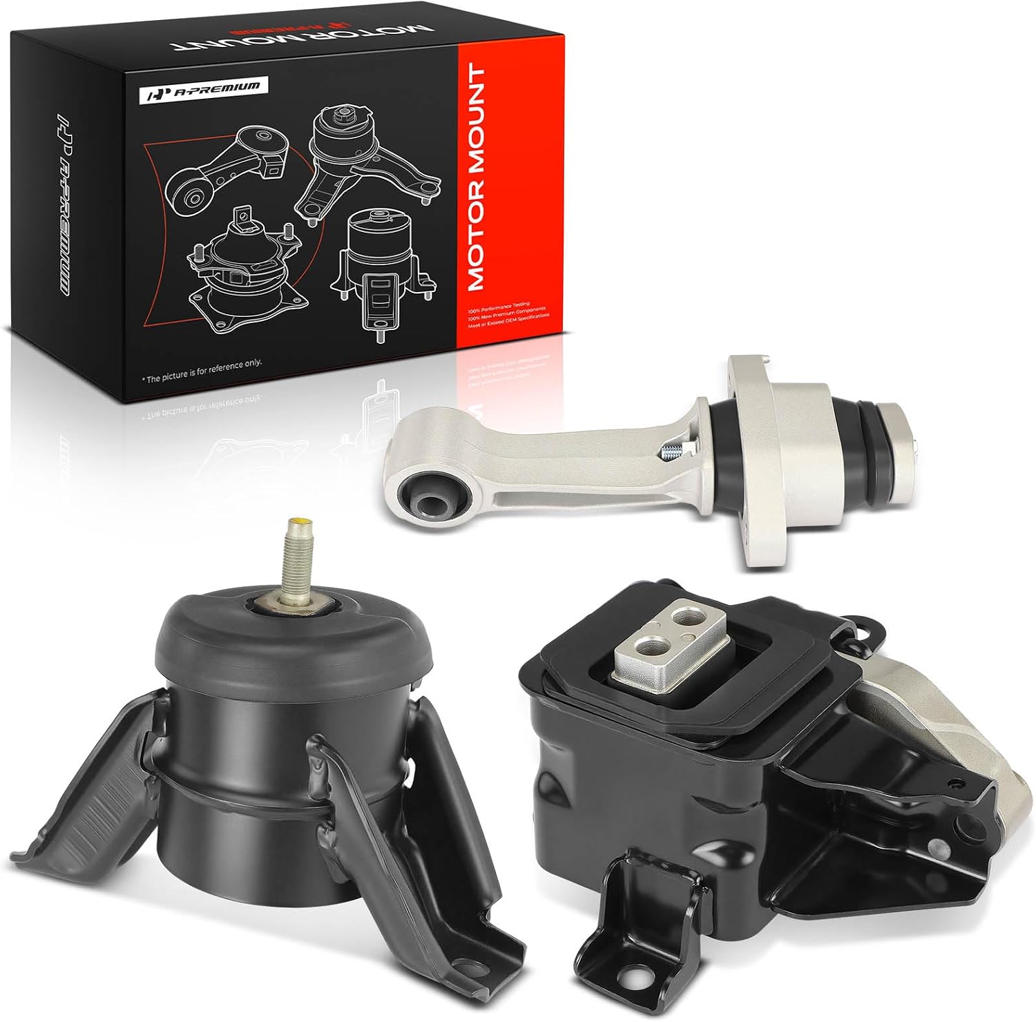 A-Premium Engine Motor and Transmission Mount Kit, with Torque Strut Mount