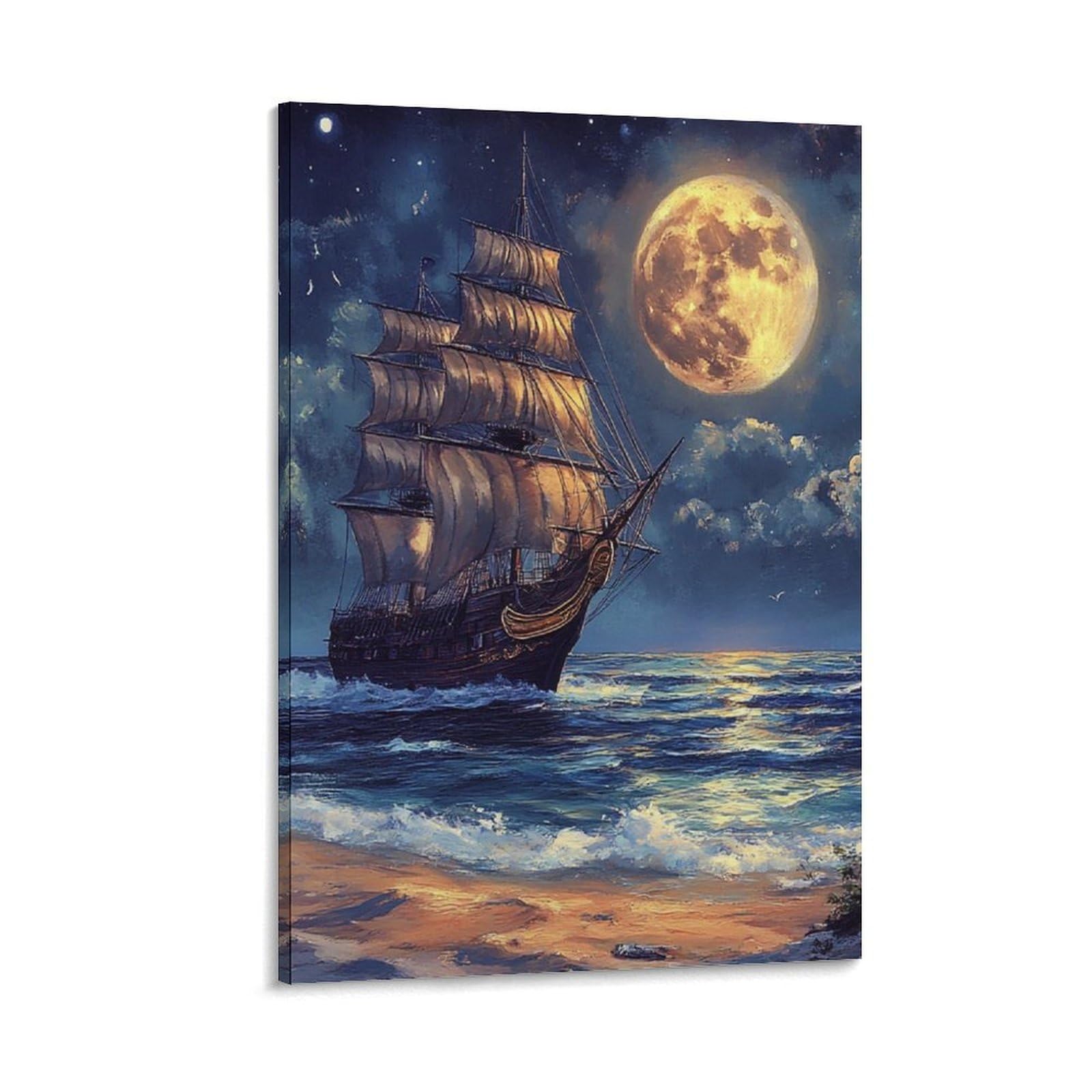 Toile premium de bateau à voile murale pour décoration sobre - 6