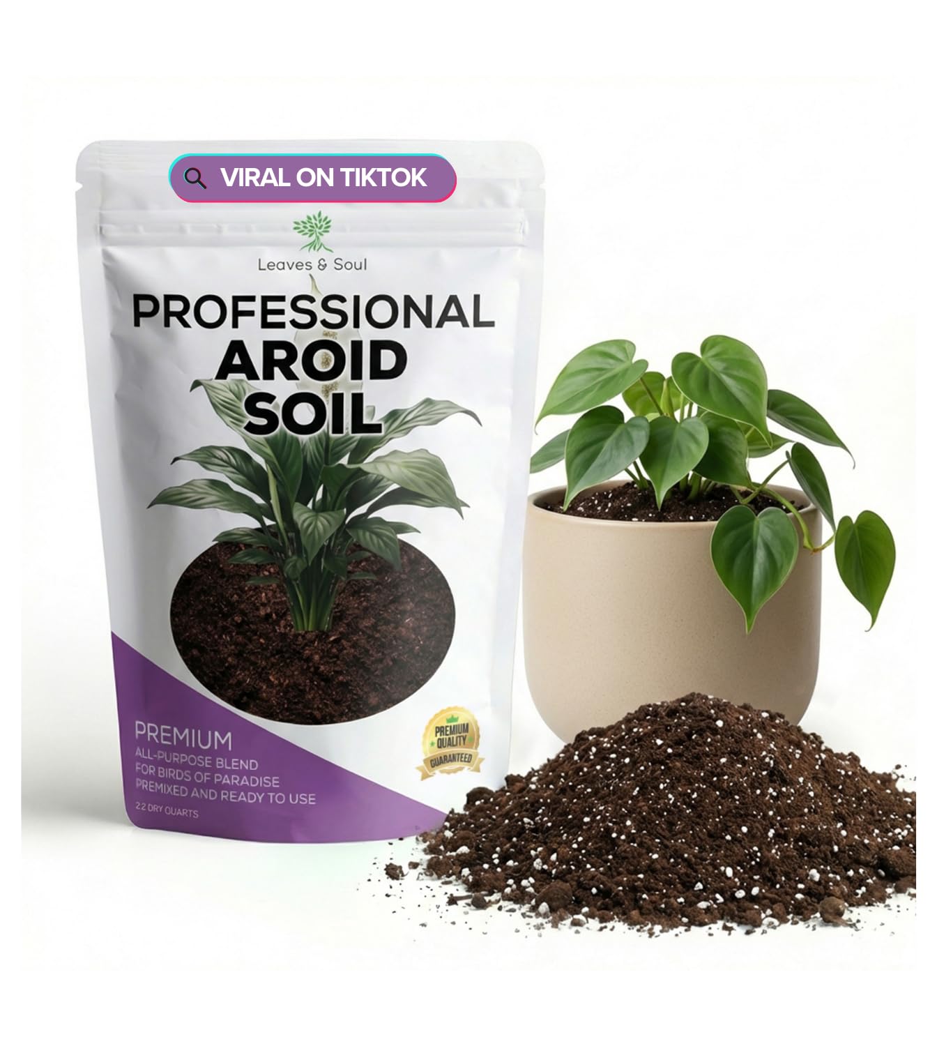 Leaves and Soul Professional Aroid Soil Mix bag