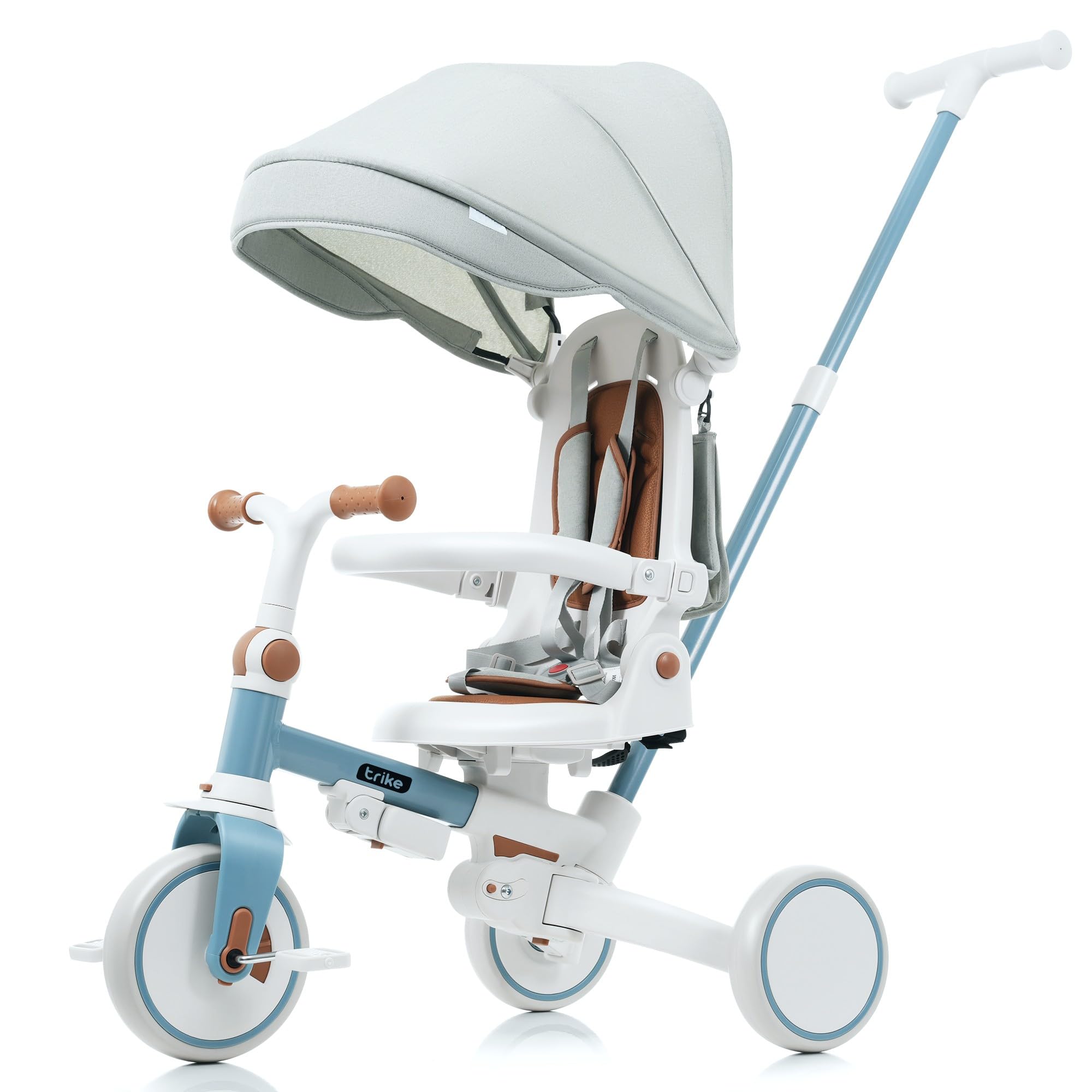 Amazon.co.jp: 子供用三輪車 折りたたみ 手押し かじとり 7in1 7WAY 1