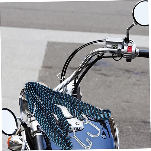 Miniatura 9 de Yardwe 6 piezas de cuerdas elásticas para automóvil, para tarros de galletas, correas elásticas con ganchos, cinturón de fijación para automóvil,