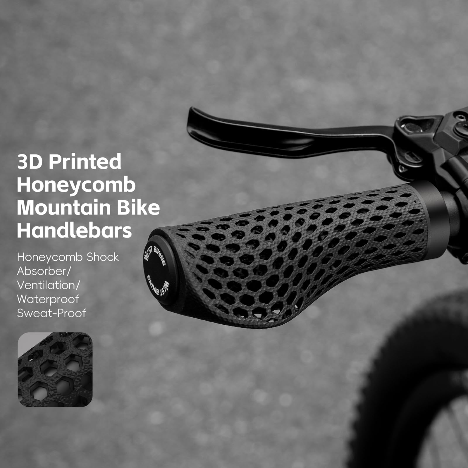 Uchwyt z nadrukiem 3D do roweru górskiego