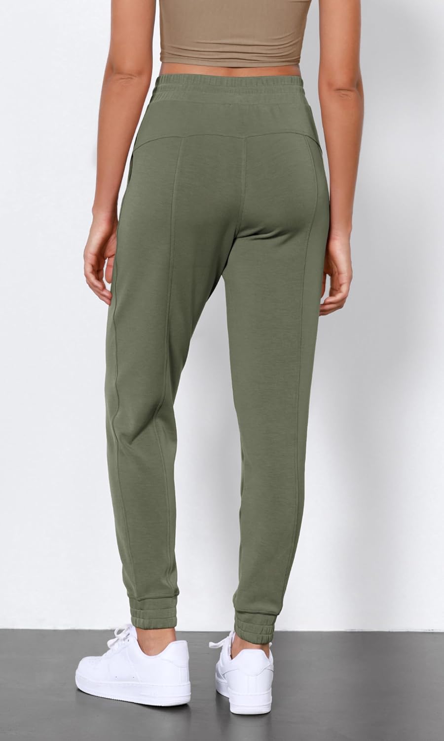 ODODOS Women's Modal Soft Jogger Pants with Pockets Adjustable Shockcord High Waist Sweatpants Casual Lounge Pants