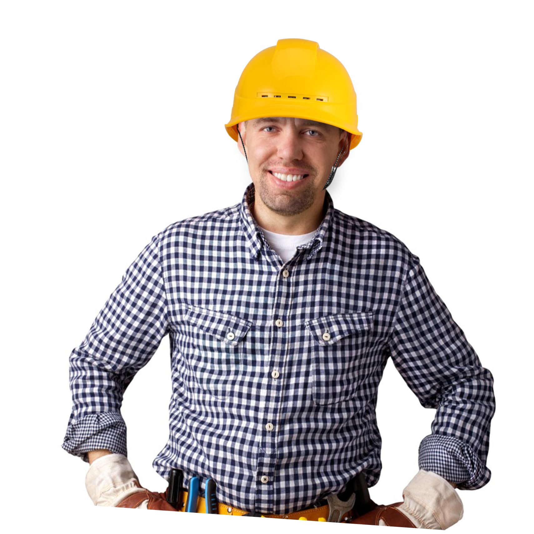 DOITOOL Casco De Seguridad Ventilado para Construcción Al Aire Protección Resistente y Cómoda Casco Homologado para Trabajos Eléctricos Obra Diseño Ergonómico y Material Duradero