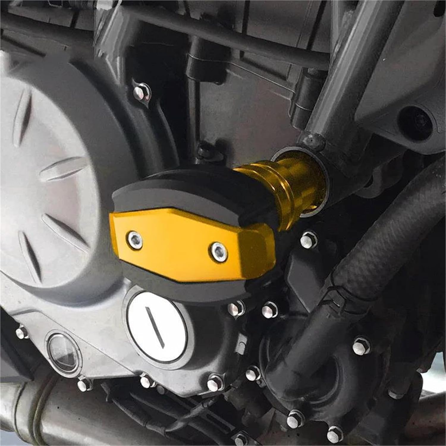 frame sliders Fall Protection Device For Yamaha YZF R1 2009-2014 Motorcycle CNC Frame Slider Fairing Crash Protection Pad Crash Protector(R1 Titanium)