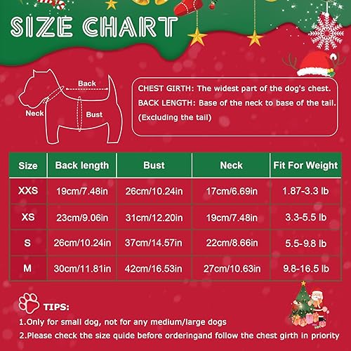 Miniatura 6 de Traje de Navidad para perro, vestido de tul para perro, ropa de otoño para perros pequeños y niñas, vestidos ligeros de terciopelo para cachorros,