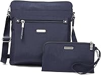 Baggallini Go Bagg RFID Phone Wristlet Crossbody Bag for Women - Lightweight, Water-Resistant, Hands-Free Organization