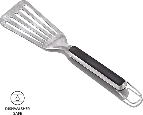 Miniatura 6 de OXO Good Grips - Herramientas de asar a la parrilla, volteador de precisión, color negro