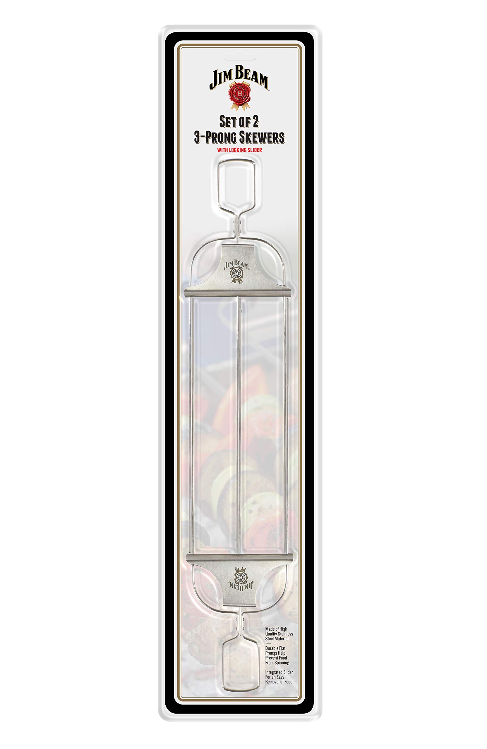 Jimbeam Jim Beam driehoekige spiesen, 2-delige set JB0193