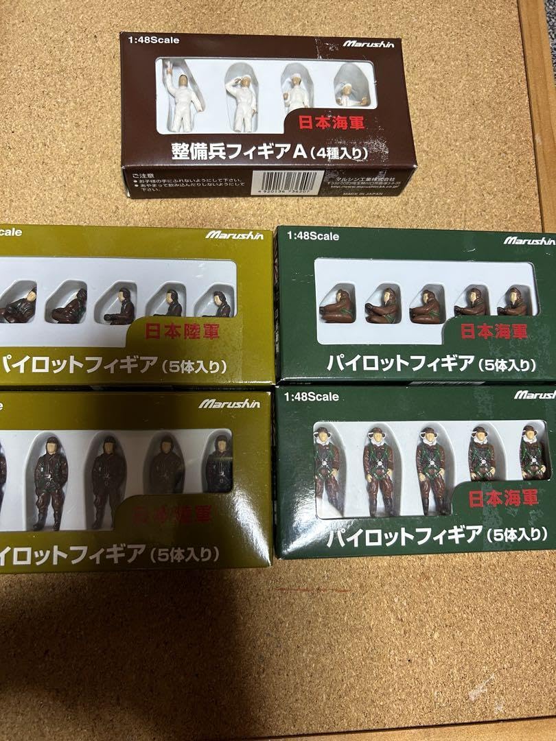マルシン日本陸海軍パイロット整備兵フィギュア