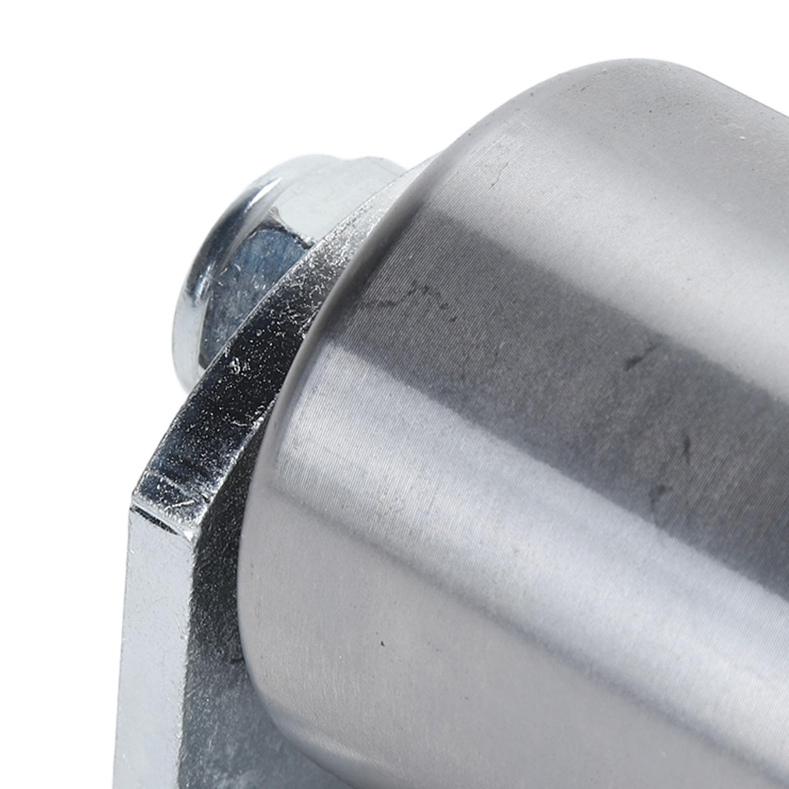 Tbest Rulli per Rimorchio Micro Ruote Skid per in Acciaio Resistente, Protezione del Telaio, 2 Pezzi Saldati