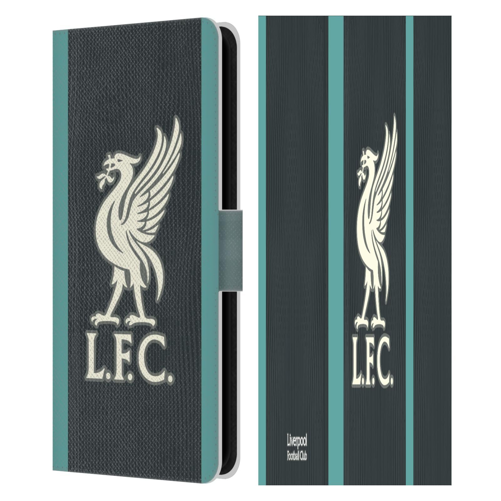 Head Case Designs Officially Licensed Liverpool Football Club Away Kit 2024/25 Leather Wallet Case Compatible With Samsung Galaxy S23 FE 5G — image 1