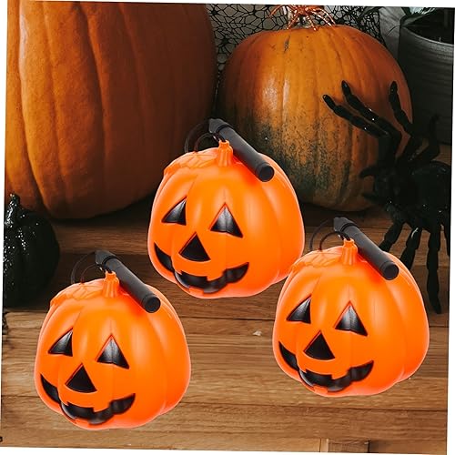 Miniatura 3 de BESTOYARD Spider Jack-o-Lantern Jack o Lantern Luces de mesa de Halloween, centro de mesa de Halloween, decoración de farol, decoración de farol,