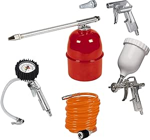 Set Accessori Compressore Einhell - Pistola Gomme, Spruzzo, Soffiaggio - Foto 12
