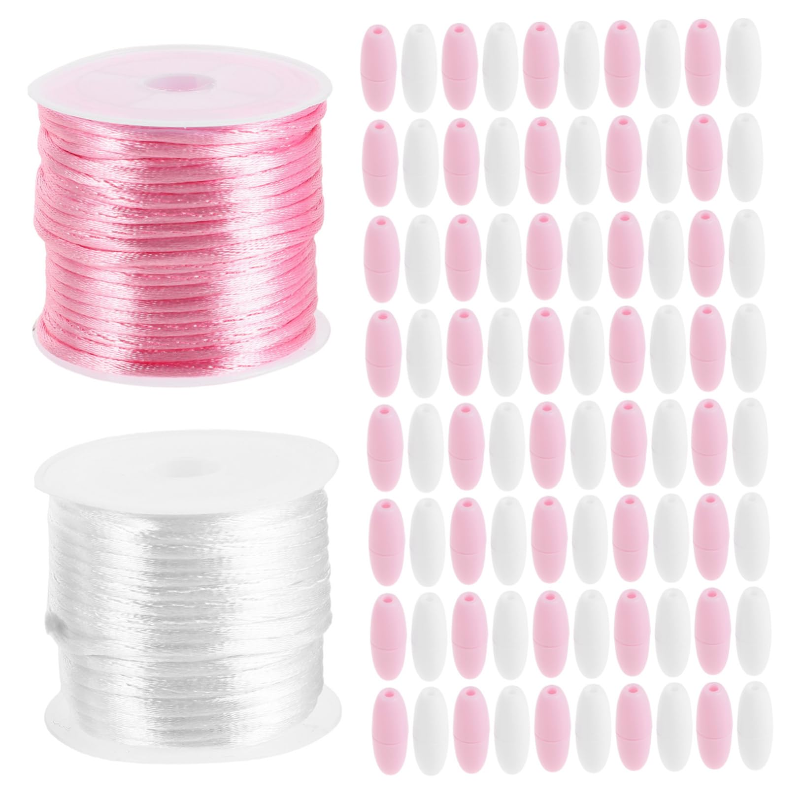 Conectores de joyería anti-pérdida con cierre de seguridad y cuerda de nylon