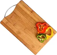 Mimo Style Tábua de Corte Gourmet de Bambu Ecokitchen para Carnes, Legumes, Vegetais, Frutas e Queijo - Ecológica, Durável e Resistente, Ideal para Festa, Churrasco e Confraternização