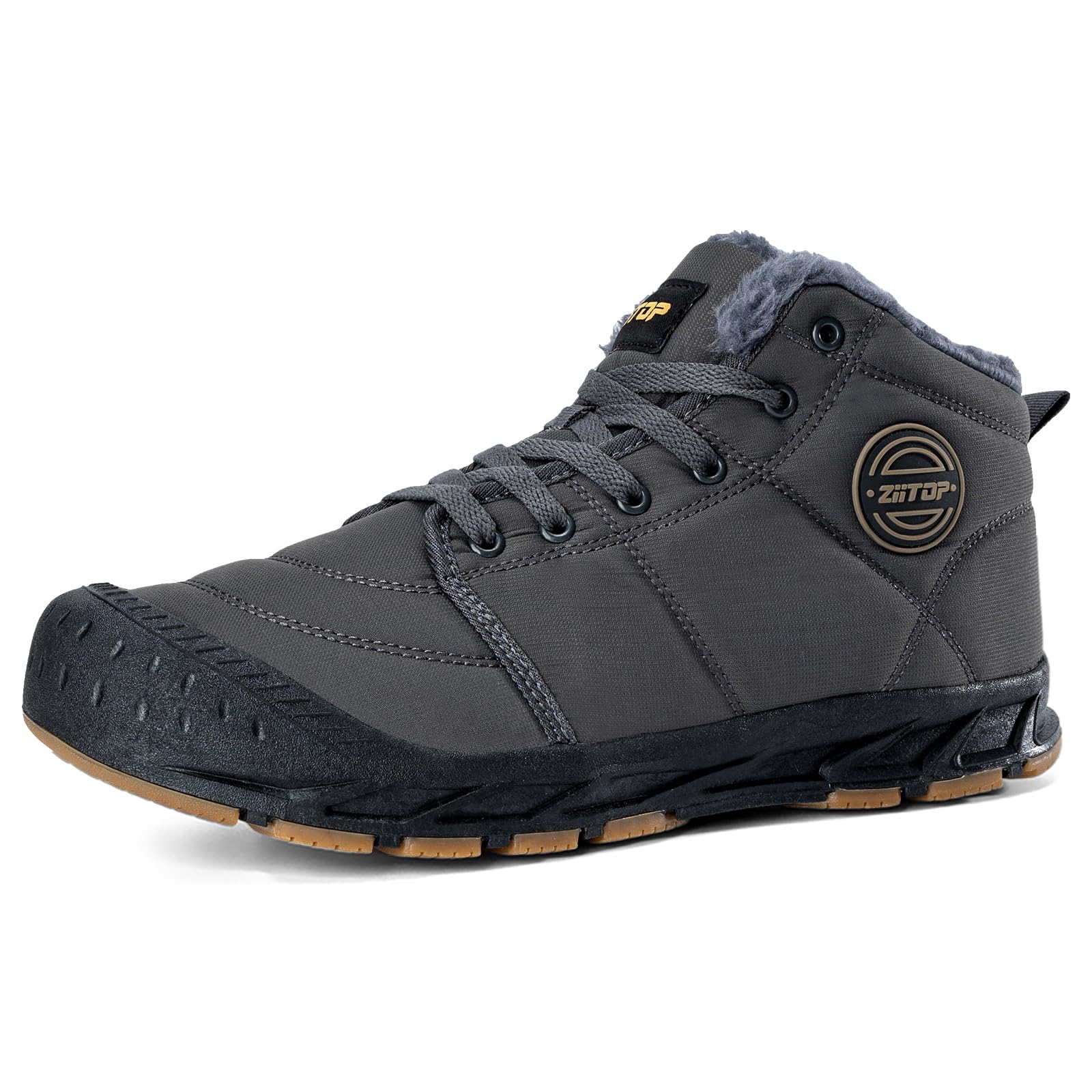Botas de nieve para hombre, botas de invierno para hombre, botas de invierno para hombre, botas de invierno para hombre, botas de invierno impermeables con forro de piel, botas de invierno cálidas