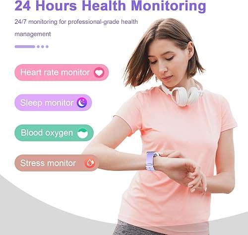 Miniatura 5 de Reloj inteligente para hombres y mujeres, compatible con iPhone, Samsung, teléfono Android, pantalla táctil completa de 1.69 pulgadas, IP68,