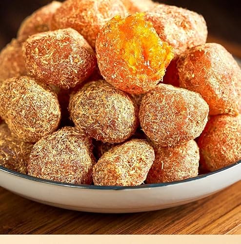 【Soft Glutinous and Sweet】Rock Candy Golden Kumquat 500g/Can, Delicious Dried Fruit Dim Sum, Preserved Fruit, Leisure Snacks, Healthy Nutritious Dried Snacks, Chinese Dessert (Original kumquat,1000g)