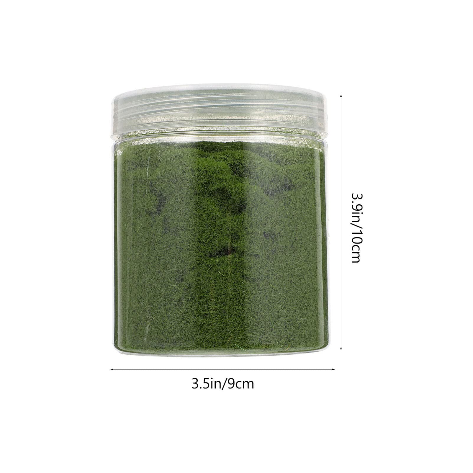 Luxshiny 4 Paquetes Polvo Césped Estático Simulado Verde Para Modelado