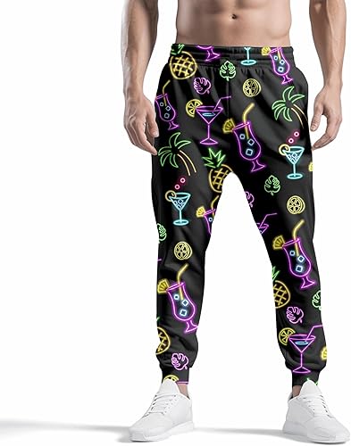 Miniatura 3 de Disfraces de los años 80 para hombre, pantalones deportivos, pantalones casuales para correr con cordón, traje de los años 90 para hombre