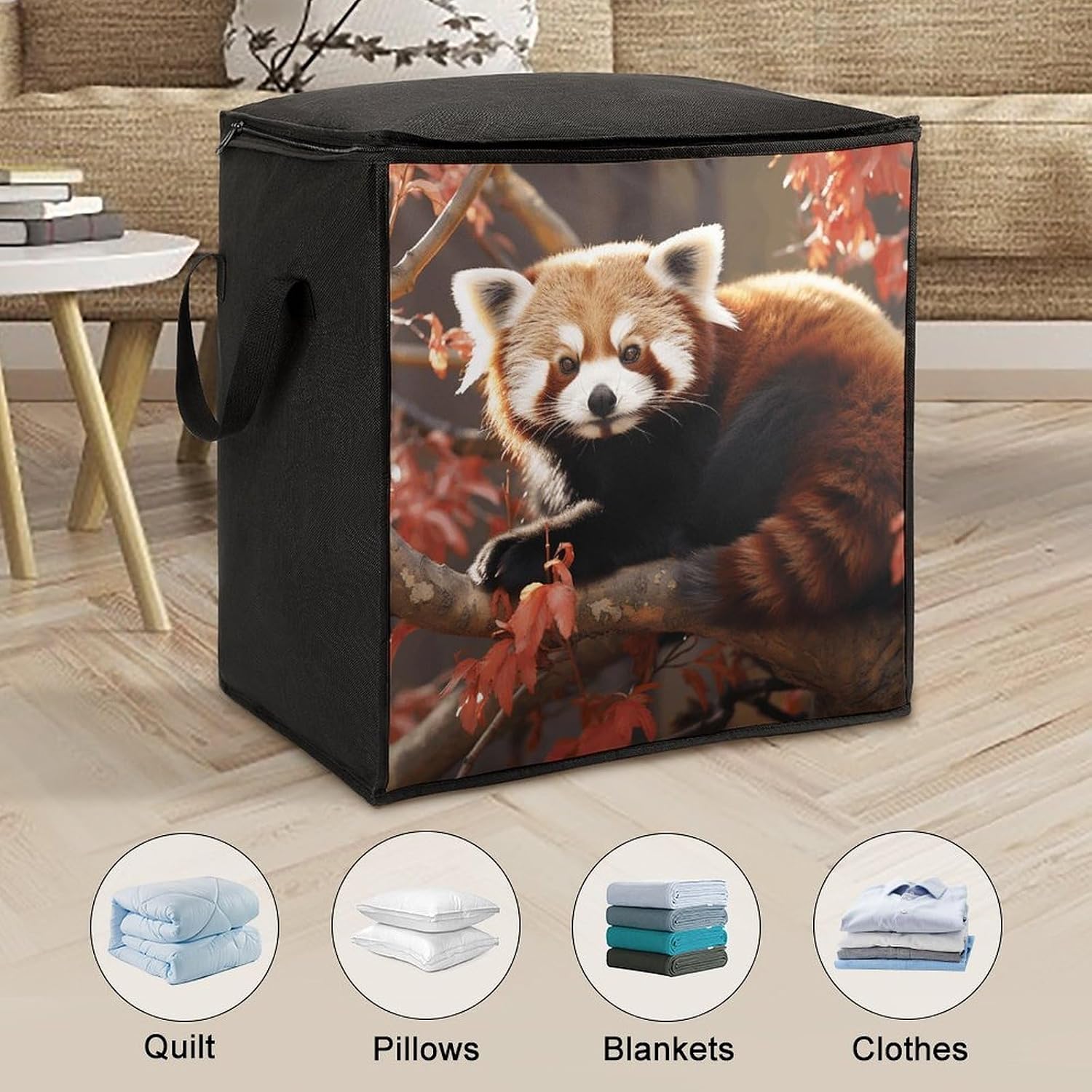 Comforter Storage Bag Large Capacity Zipper Clothes Storage Bag 70L image 3