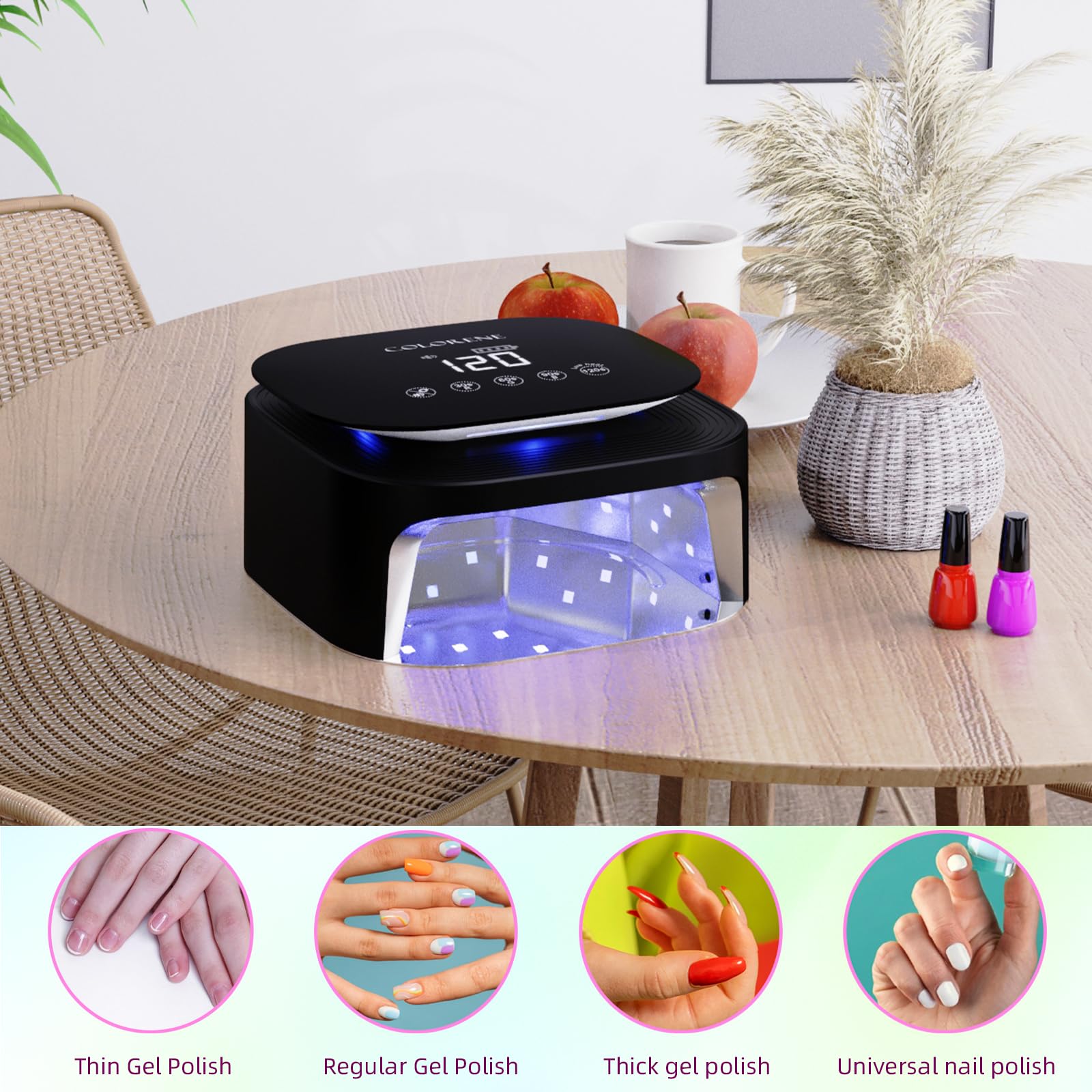 Clou コードレスネイルランプ UV/LED 試してみた】Clou LED&UVライト コードレスのリアルな口コミ・レビュー