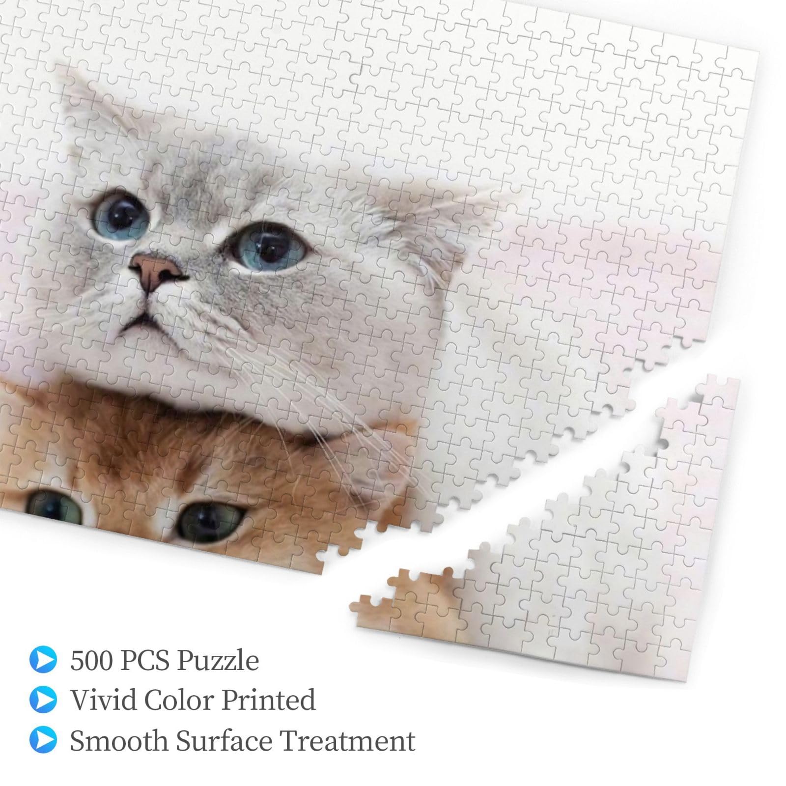 Amazon.co.jp: 500ピース ジグソーパズル 猫ちゃん(7) 大人用