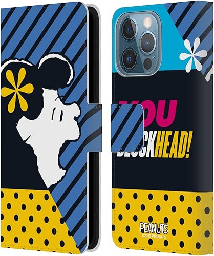 Miniatura 7 de Head Case Designs Funda de piel con licencia oficial de Peanuts Snoopy & Woodstock 3 Halfs and Laughs compatible con Apple iPhone 15 Pro Max