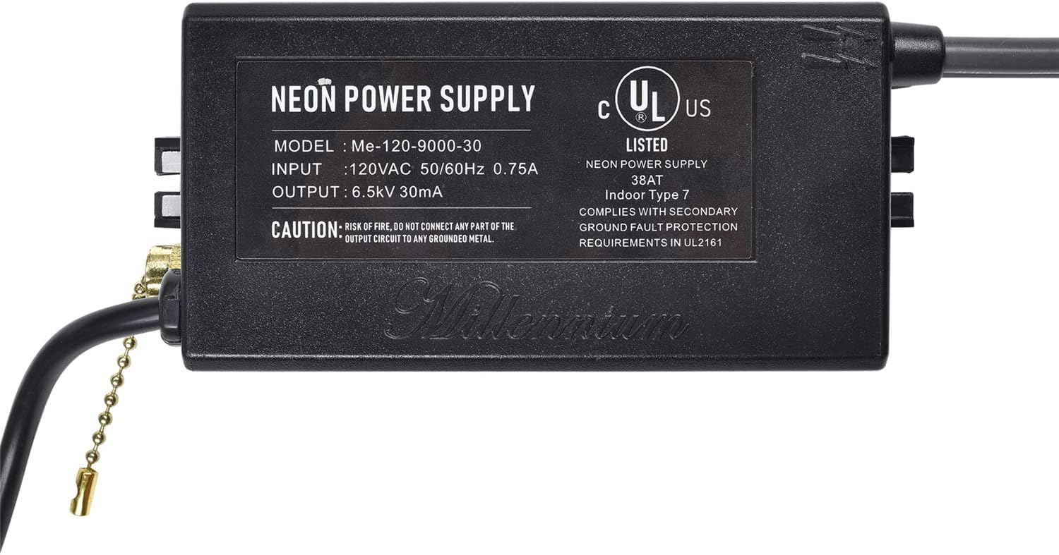 UL 6.5KV Neon Sign Transformer for Neon Signs Light Power Supply 120V AC 50/60HZ