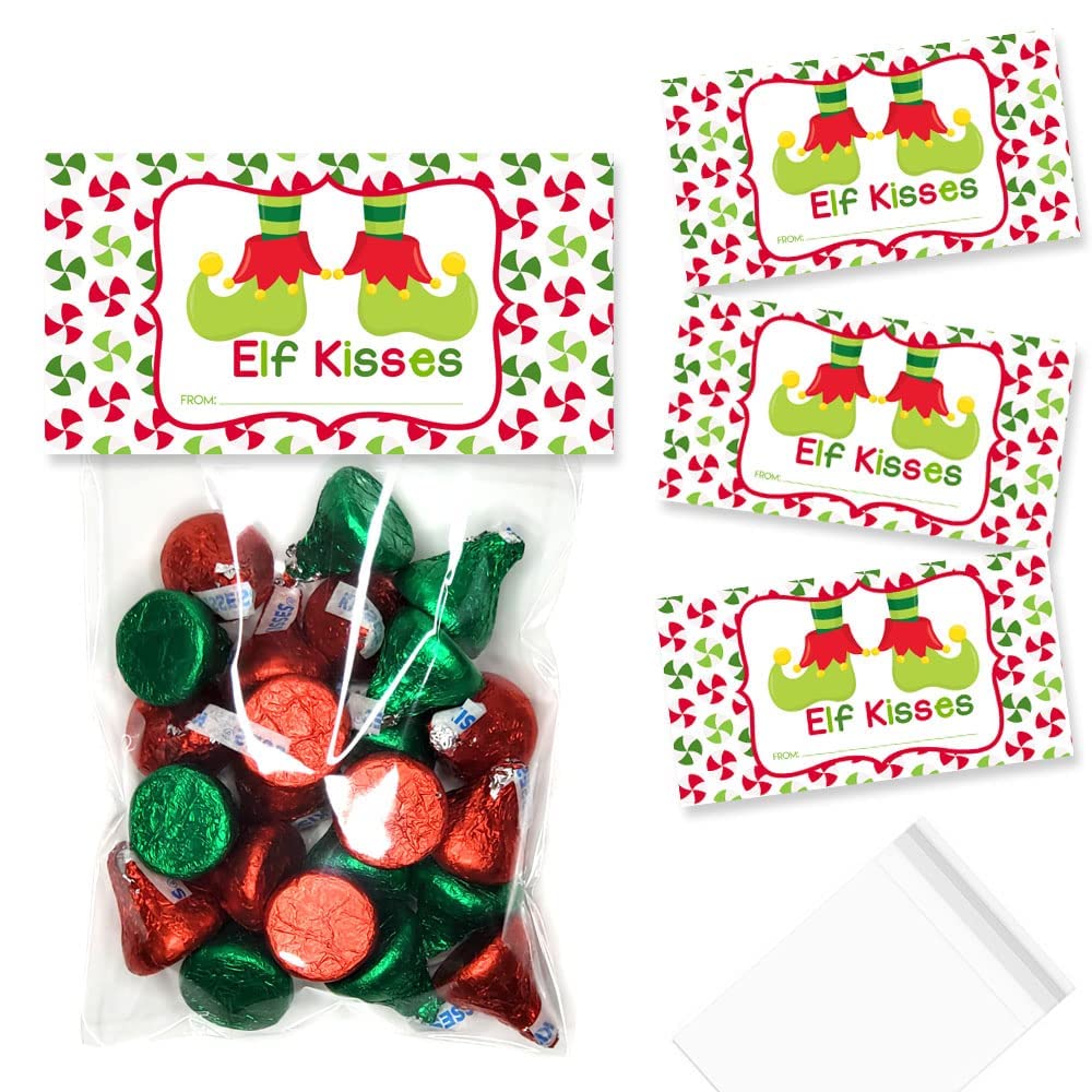 amazon-com-elf-kisses-christmas-treat-bag-toppers-for-party-favor-treat-bags-set-of-20-bag-toppers-with-20-self-adhesive-bags-also-included-by-amandacreation-home-kitchen for Christmas Treat Bag Toppers Free Printable Amazon.com: Elf Kisses Christmas Treat Bag Toppers for Party Favor Treat Bags, Set of 20 Bag Toppers With 20 Self-Adhesive Bags Also Included! by AmandaCreation : Home & Kitchen for Christmas Treat Bag Toppers Free Printable