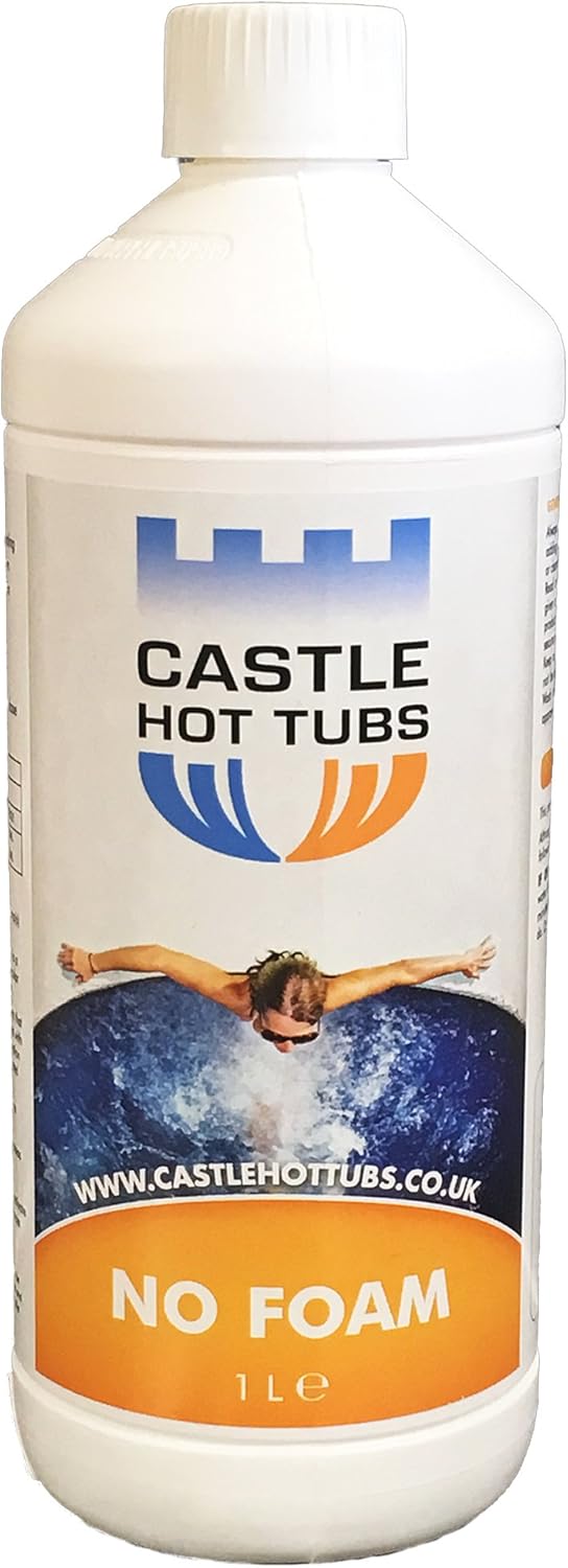 1 LITRE CONCENTRATED NO FOAM CASTLEHOTTUBS DEFOAMER ANTI FOAM HOT TUB