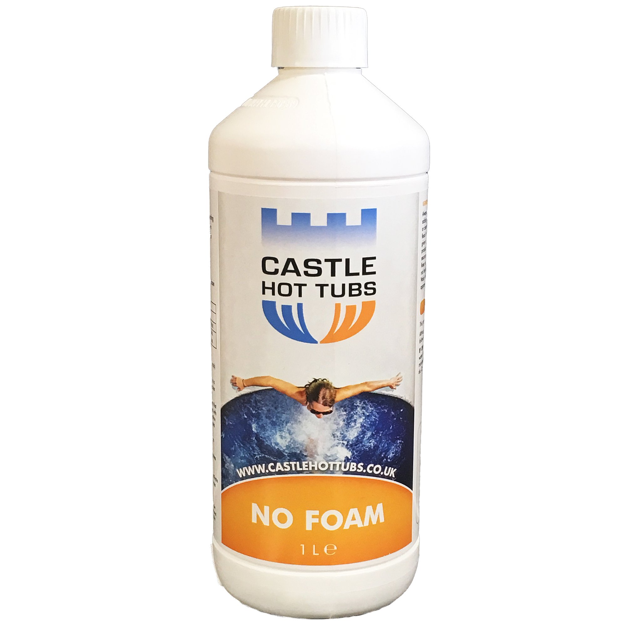1 LITRE CONCENTRATED NO FOAM CASTLEHOTTUBS DE-FOAMER ANTI FOAM HOT TUB SPA