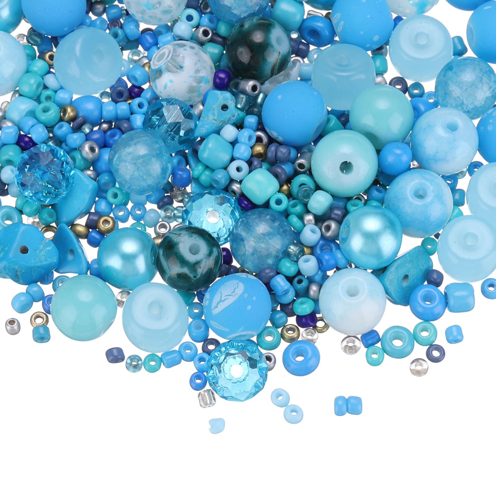 PATIKIL 2-8mm Assorted Glass Resin Beads