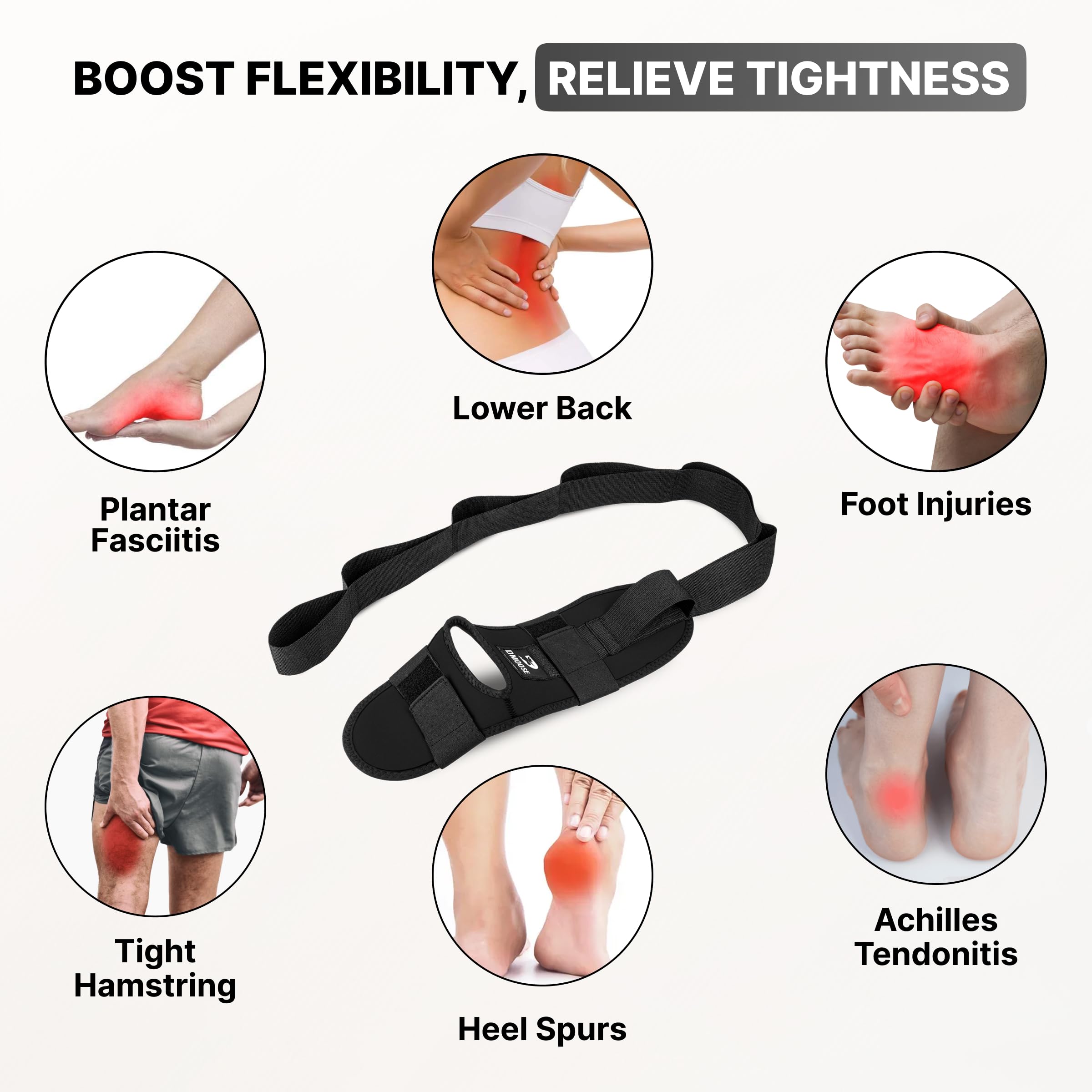 Barella Per Piedi E Polpacci – Per Fascite Plantare, Tendinite D'Achille, Sperone Calcaneare, Stretching