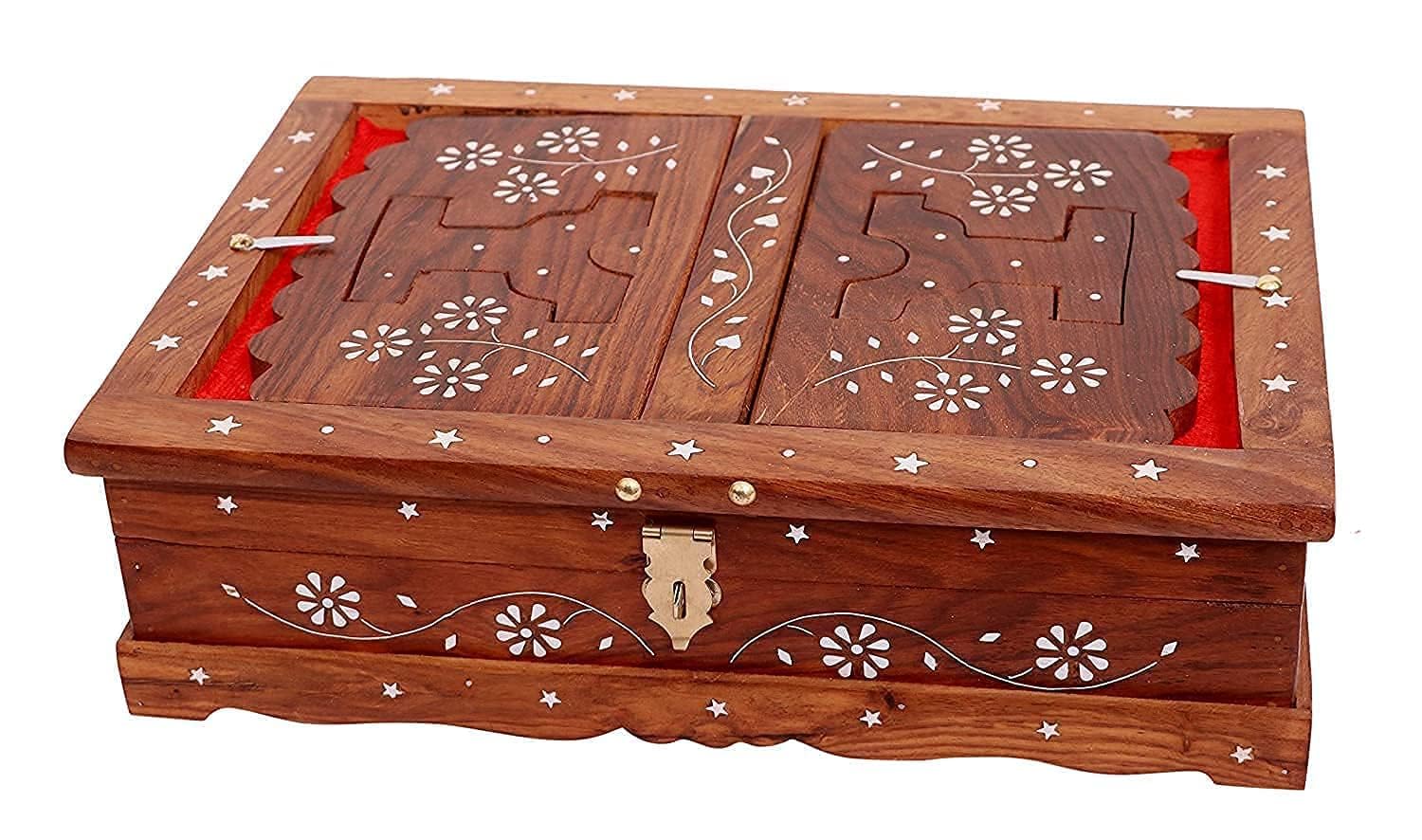 Wooden Handmade Book Box for Holy Book Reader, Book Storage, Book Holder, Holy Book Stand Box for Quran, Ramayan,Bible, Gita, Ved & Guru Granth Sahib-image-35