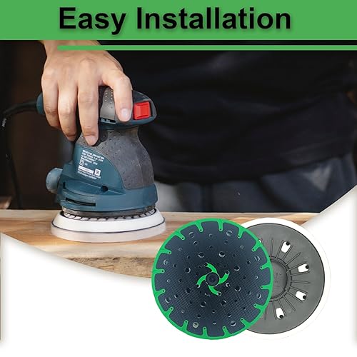 Miniatura 5 de Almohadilla de lijado suave mejorada 202461 compatible con lijadora Festool RO 150 FEQ, 6 pulgadas 5.906 in, 1 paquete