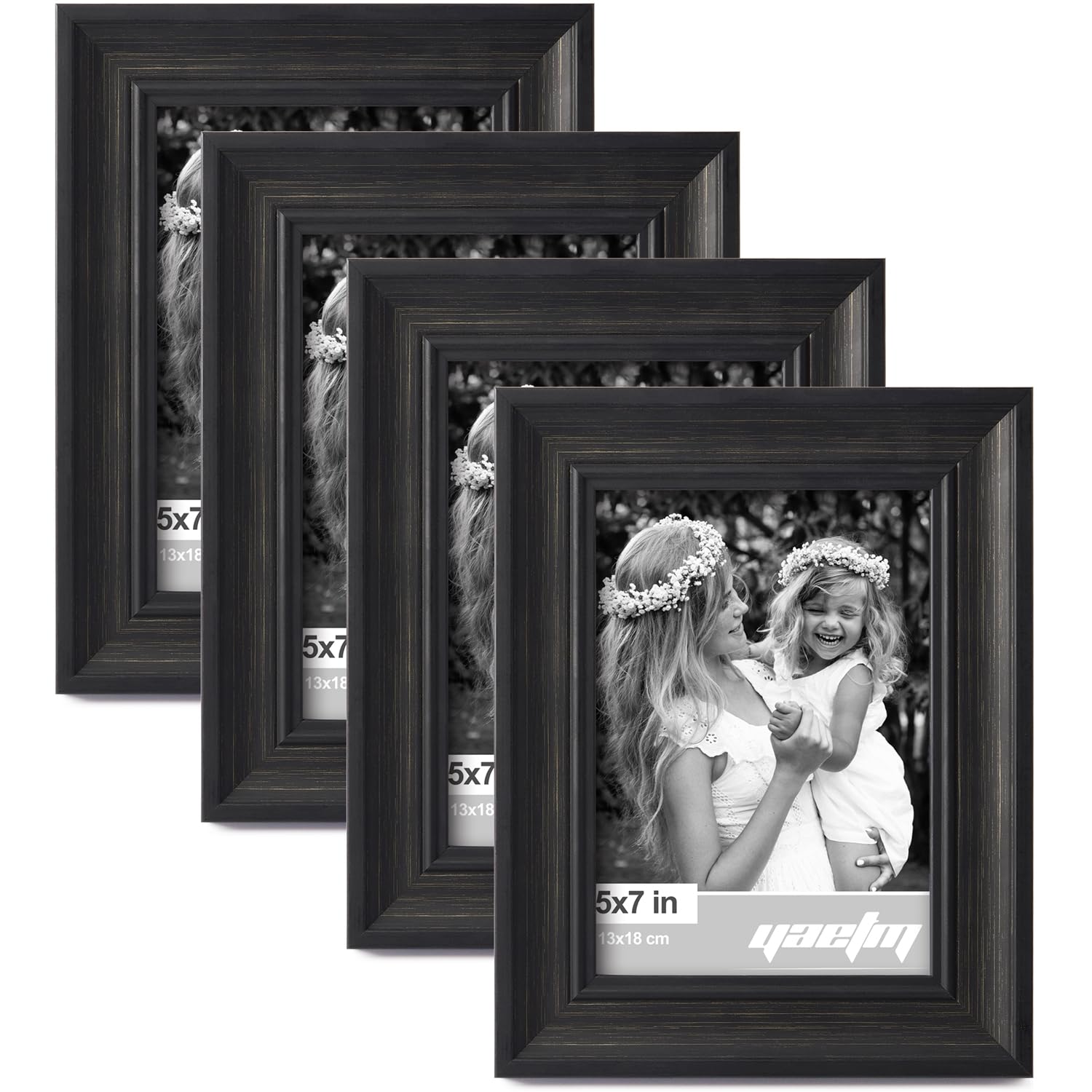 Yaetm Distressed Black Picture Frames