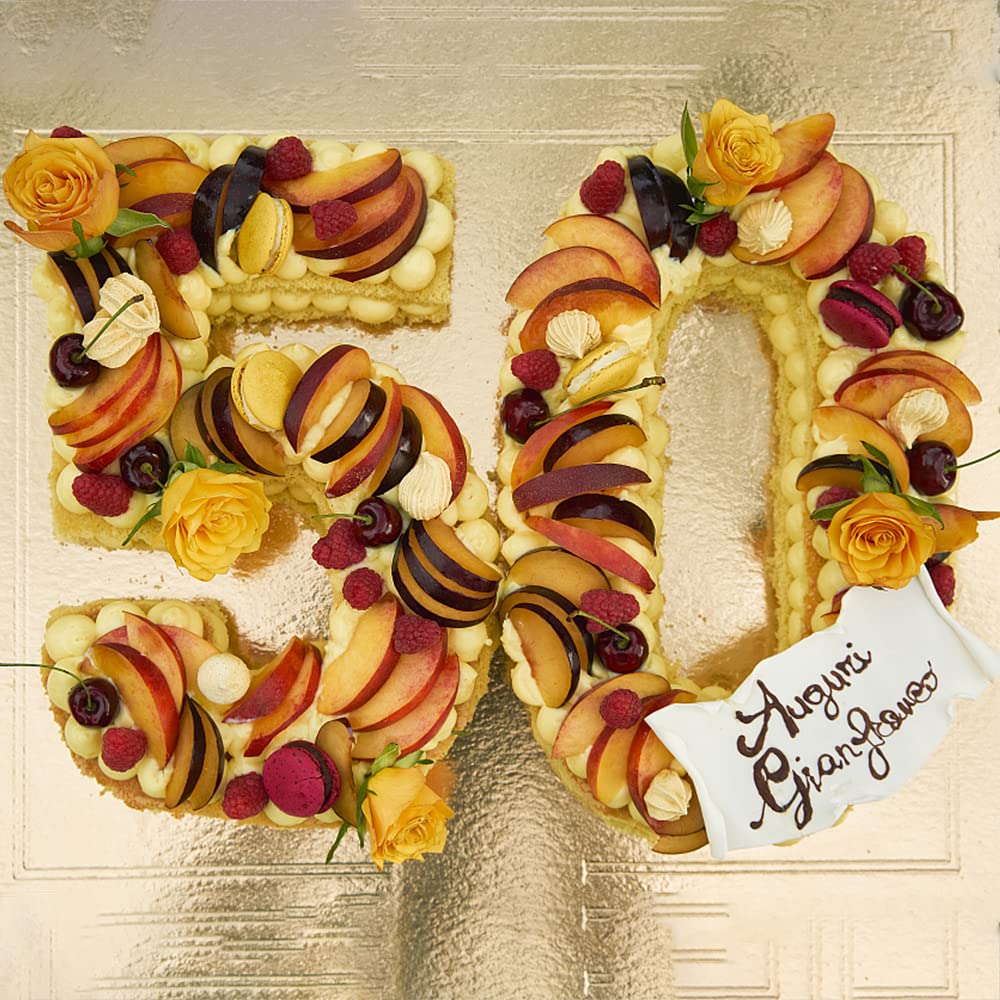 Moule à Gâteau Chiffres 0-8 En Silicone 3D - Lot De 9 Pièces - Format 25 Cm - Pour Anniversaire, Mariage - Noir