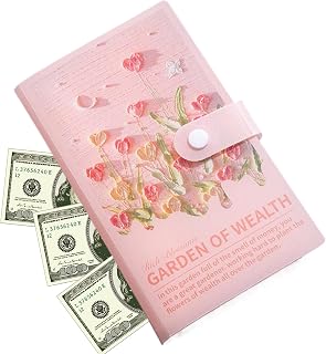 Budget Binder - 4 Inch Budget Planner for Saving Goals, Payment Management with Organizer Function, Money Savings Wallet for Adults Students Travel, Portable Use, Bill Tracking